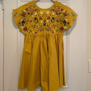 SHEIN floral smock dress size small